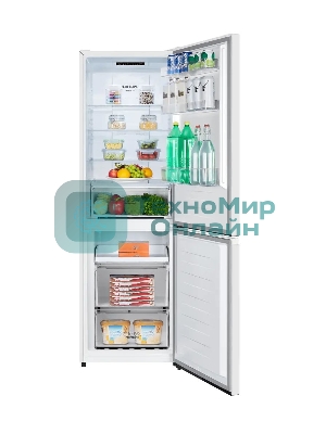 Холодильник Gorenje NRK61814W4 белый двухкамерный 207/93л морозилка снизу, No Frost