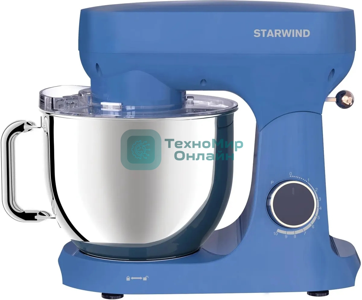 Миксер планетарный Starwind SPM4172 1800 Вт, васильковый