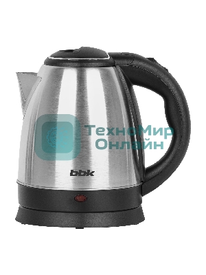 Чайник электрический BBK EK1503S черный/нержавеющая сталь