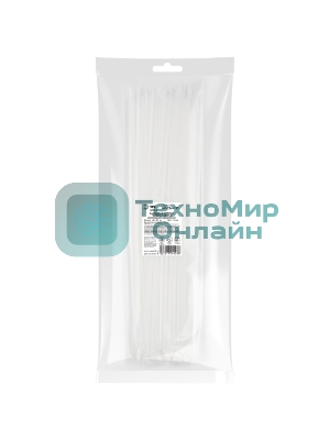 Хомут кабельный Эра Simple 4.8х300 NO-224-193 белый (уп. 100 шт)