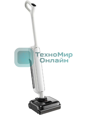 Пылесос вертикальный моющий Xiaomi Truclean W30 Pro Wet Dry Vacuum EU белый, питание от аккумулятора, 200 Вт, уборка сухая/влажная, пылесборник 0.7 л