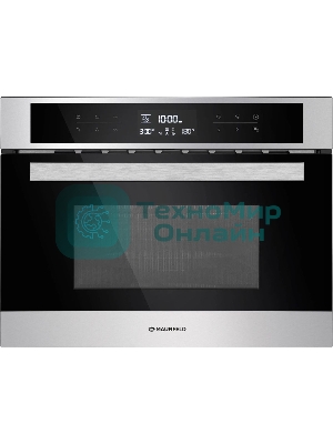 Шкаф духовой электрический с функцией СВЧ Maunfeld MCMO.44.9S, встраиваемый