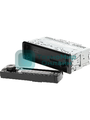 Автомагнитола Pioneer MVH-S520BT, 1 DIN, Bluetooth, USB Type-A, AUX, пульт ДУ, съёмная панель
