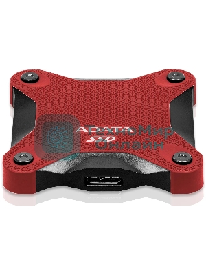 Внешний SSD ADATA SD620, 2TB, USB 3.2 Gen 2 Type-A, R/W 550/480, красный