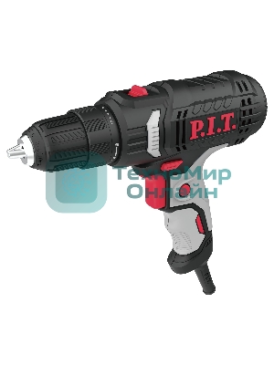 Дрель-шуруповерт P.I.T. PBM10-C3, 400Вт, 35 Нм, щеточный