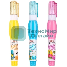 Ручка корректор Deli E39299 шариковый белый 7мл