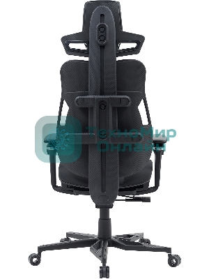 Кресло Cactus CS-CHR-DUO-BBK черный, экокожа