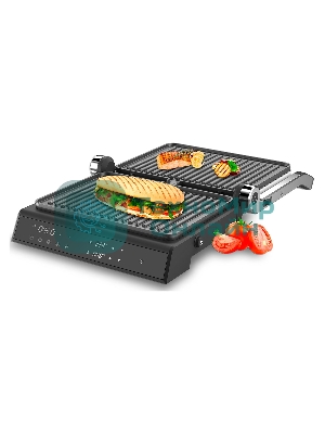 Гриль электрический Zigmund & Shtain ZEG-933 черный, 2000 Вт