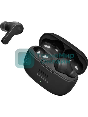 Наушники TWS JBL Wave 200TWS черный, внутриканальные, Bluetooth, до 5 ч