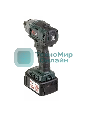 Профессиональный бесщеточный винтоверт аккумуляторный KLPRO KLDV18B-50 (18В, Li-ion-2шт, 5.0Ач, 180Нм, 2 скорости, подсветка,З/У,в кейсе)