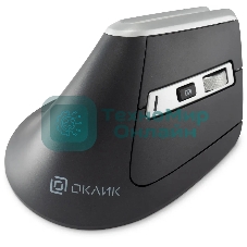 Мышь беспроводная Oklick 991MW серый, 2400 dpi, радиоканал, Bluetooth, USB, кнопки - 7