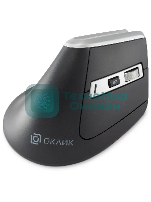 Мышь беспроводная Oklick 991MW серый, 2400 dpi, радиоканал, Bluetooth, USB, кнопки - 7