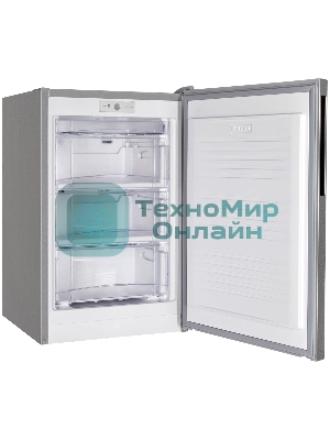 Морозильная камера Nordfrost DF 260NF SAP, серебристый, 75 л, 3 ящика