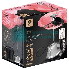 Отпариватель Eurostek EHS-3801 серебристый, 2800 Вт, 45 г/мин, 3000 мл