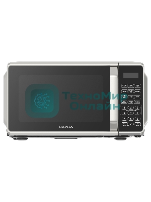 Микроволновая печь Supra 20SSG27 серебристый, 20 л, 700 Вт, переключатели - сенсор