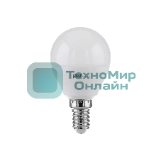 Лампа светодиодная JazzWay PLED-SP-G45 7Вт шар 3000К теплый белый E14 540лм 230В