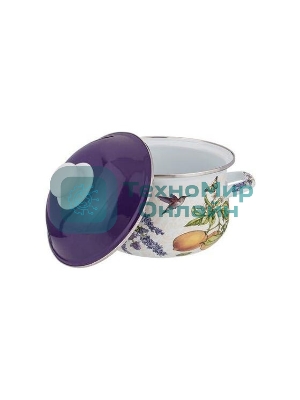 Кастрюля AGNESS 934-546 Прованс лимоны, 2.0 л