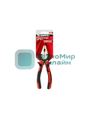Плоскогубцы Matrix NICKEL 160 мм, никелированные, двухкомпонентные рукоятки