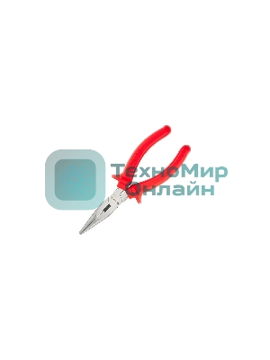 Длинногубцы Matrix Econom, 160 мм, прямые шлифованные, пластмассовые рукоятки