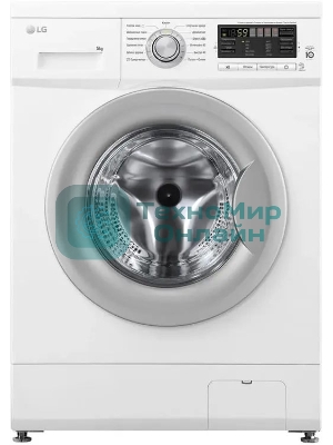 Стиральная машина LG F10B8LD7 белая, загрузка фронтальная 5кг, 1000 об/мин., класс: A