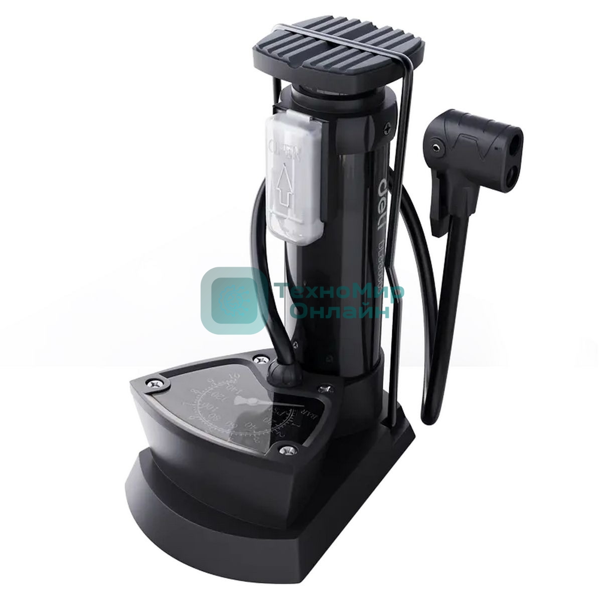 Насос велосипедный ножной Deli DL880003