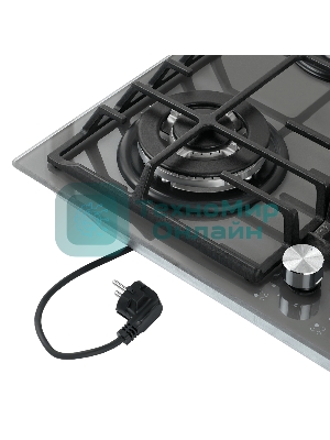 Газовая варочная панель Maunfeld EGHG.64.63CLGR/G серый