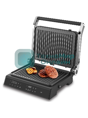 Гриль электрический Zigmund & Shtain ZEG-933 черный, 2000 Вт