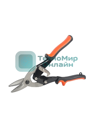 Ножницы по металлу PATRIOT ASP-250S, прямой рез, CRV, двухкомпонентные рукоятки, 250мм