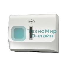 Диспенсер бумажных полотенец Puff-5130, белый, с замком, ABS-пластик