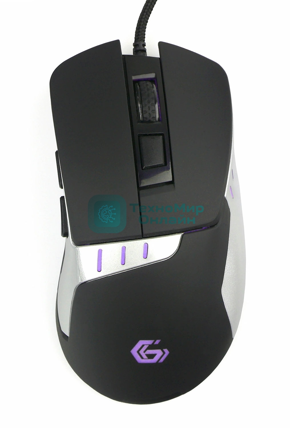 Мышь проводная Gembird MG-520 черный, 3200 dpi, USB, кнопки - 6