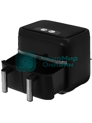 Аэрогриль Kitfort КТ-2248 черный, 2850 Вт, 7.6 л, сенсор, 6 программ