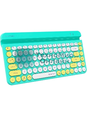 Клавиатура беспроводная A4Tech Fstyler FBK30, USB, Bluetooth/Радиоканал, зеленый