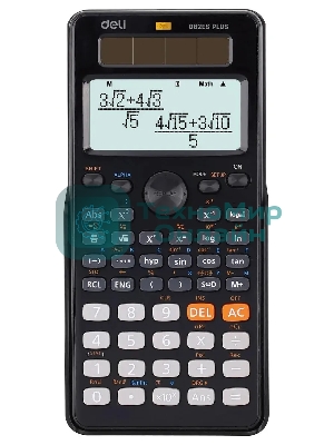 Калькулятор научный Deli ED82ES черный 10+2-разр.
