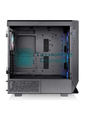 Компьютерный корпус Thermaltake Ceres 500 TG ARGb черный без БП ATX 4x140мм 2xUSB3.0 1xUSB3.1 audio bott PSU