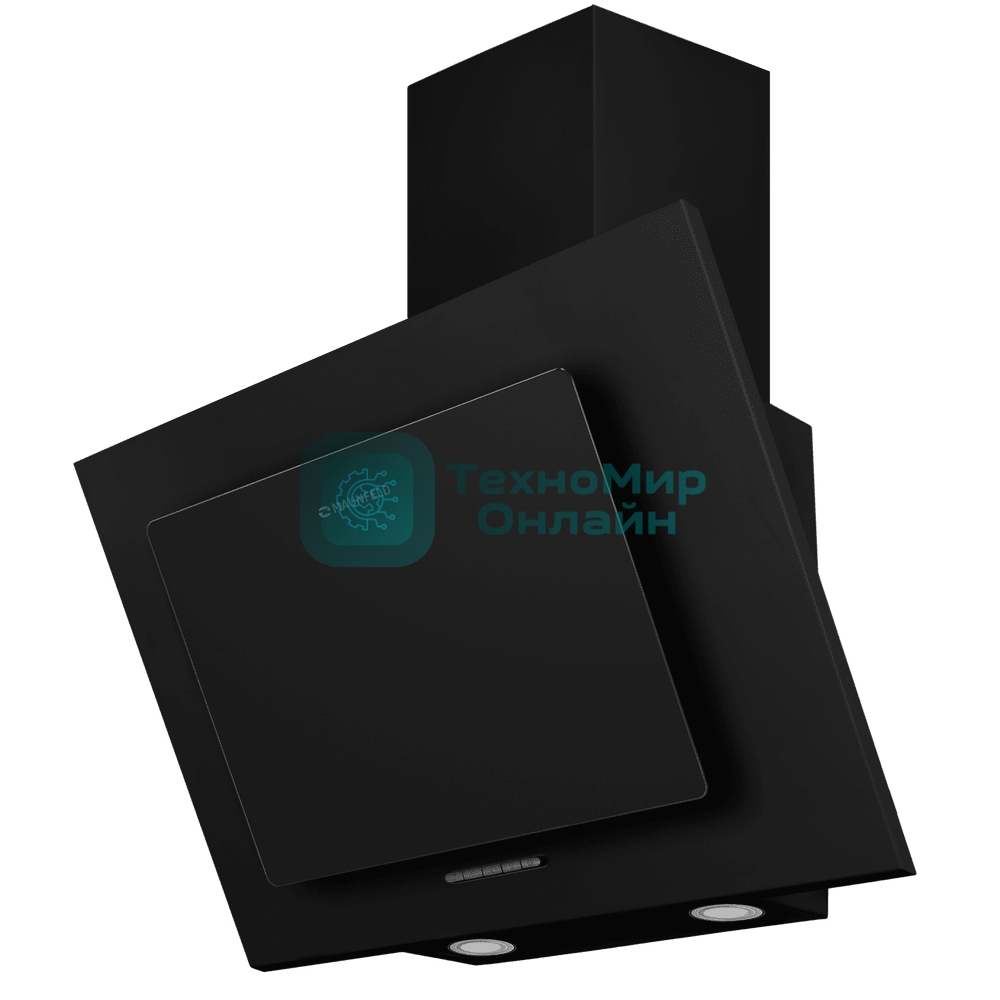 Вытяжка наклонная Maunfeld Tower A 50 черный, 50 см, 700 куб. м/ч, 66 дБ