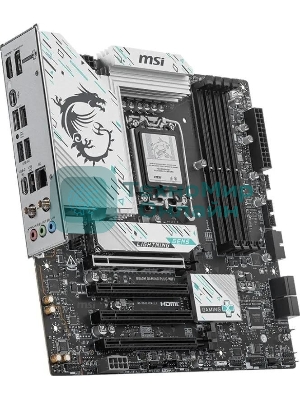 Материнская плата MSI B860M GAMING PLUS WIFI, LGA 1851, Intel B860, 4xDDR5, 4xSATA, 3xM.2, 1xPCIe 4.0 x4, 1xPCIe 5.0 x16, 1xDP, 1xHDMI, 1xUSB-C, 1x 5Gb LAN, 3xUSB-A 2.0, 2xUSB-A 3.2 Gen 1, 1xUSB 3.2 Gen 2, 7.1, 3x3.5 мм, mATX