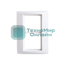 Рамка 4 мод. Праймер с суппортом 75 мм бел. IEK CKK-40D-RSU4-075-K01