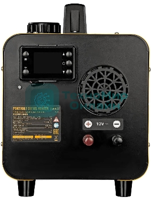 Дизельная тепловая портативная пушка Denzel Flame-5, 5кВт, 300м3/ч, непр.наг., циф. терм.