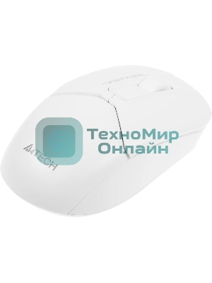Мышь беспроводная A4Tech Fstyler FB12 белый, 1200 dpi, радиоканал, Bluetooth, USB, кнопки - 3