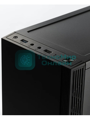 Корпус ATX Eurocase M12 черный, ABS пластик, 2*USB2.0, USB3.0, HD AUDIO