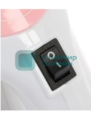 Отпариватель Kelli КL-312 белый/розовый, 1800 Вт, 20 г/мин, 500 мл