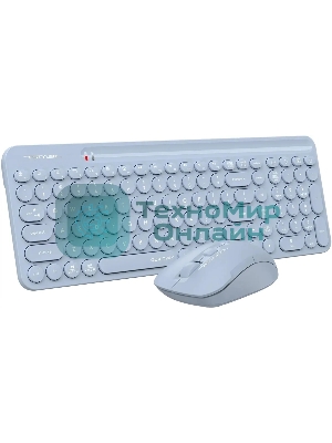 Комплект клавиатура+мышь A4Tech FStyler FG3300 Air2 беспроводной, USB, 2000 DPI, синий