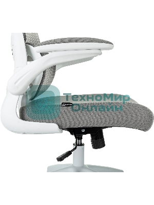 Кресло Бюрократ Sigma WH 1 серый, сетка