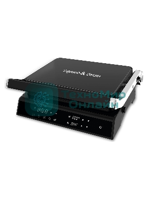 Гриль электрический Zigmund & Shtain ZEG-933 черный, 2000 Вт