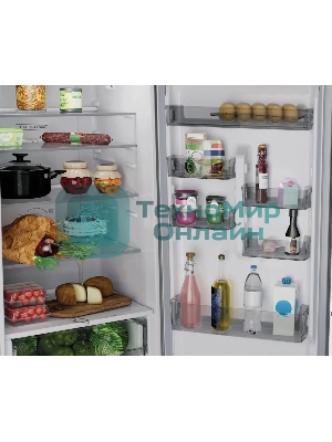 Холодильник Hotpoint HT 6200 BZ бронзовый двухкамерный 240/83л морозилка снизу, No Frost