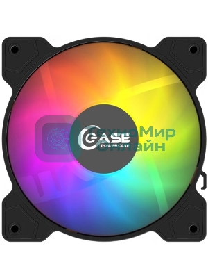 Вентилятор для корпуса Powercase M2 черный, 120 мм, 1500 об/мин, 29.58 дБ, 4 pin