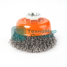 Щетка EDGE by PATRIOT чашеобразная 100ммХМ14 гофрированная проволока
