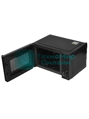 Микроволновая печь Centek CT-1563 черный, 23 л, 800 Вт, переключатели - кнопки, поворотный механизм