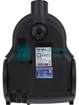 Пылесос Samsung VCC4520S36 синий/черный, 350/1600 Вт, уборка сухая, пылесборник контейнер 1.3 л