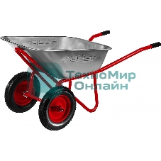 Тачка ЗУБР Т-22 строительная двухколесная, 200 кг